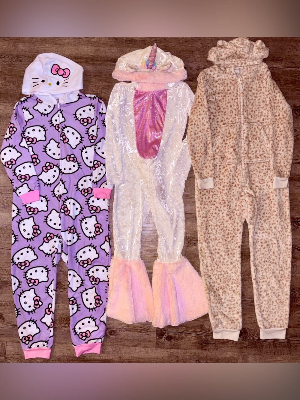 Girls onesie set 3 pc size 8